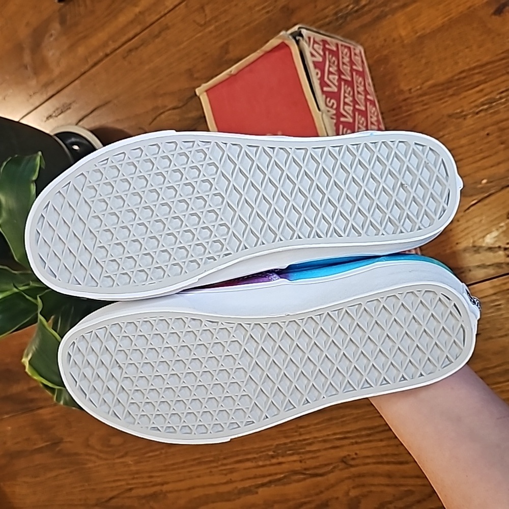 Tie dye Vans size 9 in Womens - Picture 4 of 7